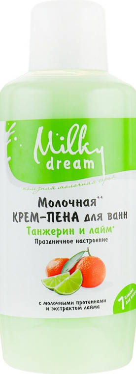 

Milky Dream Крем-пена для ванной "Танжерин-лайм" 1000мл
