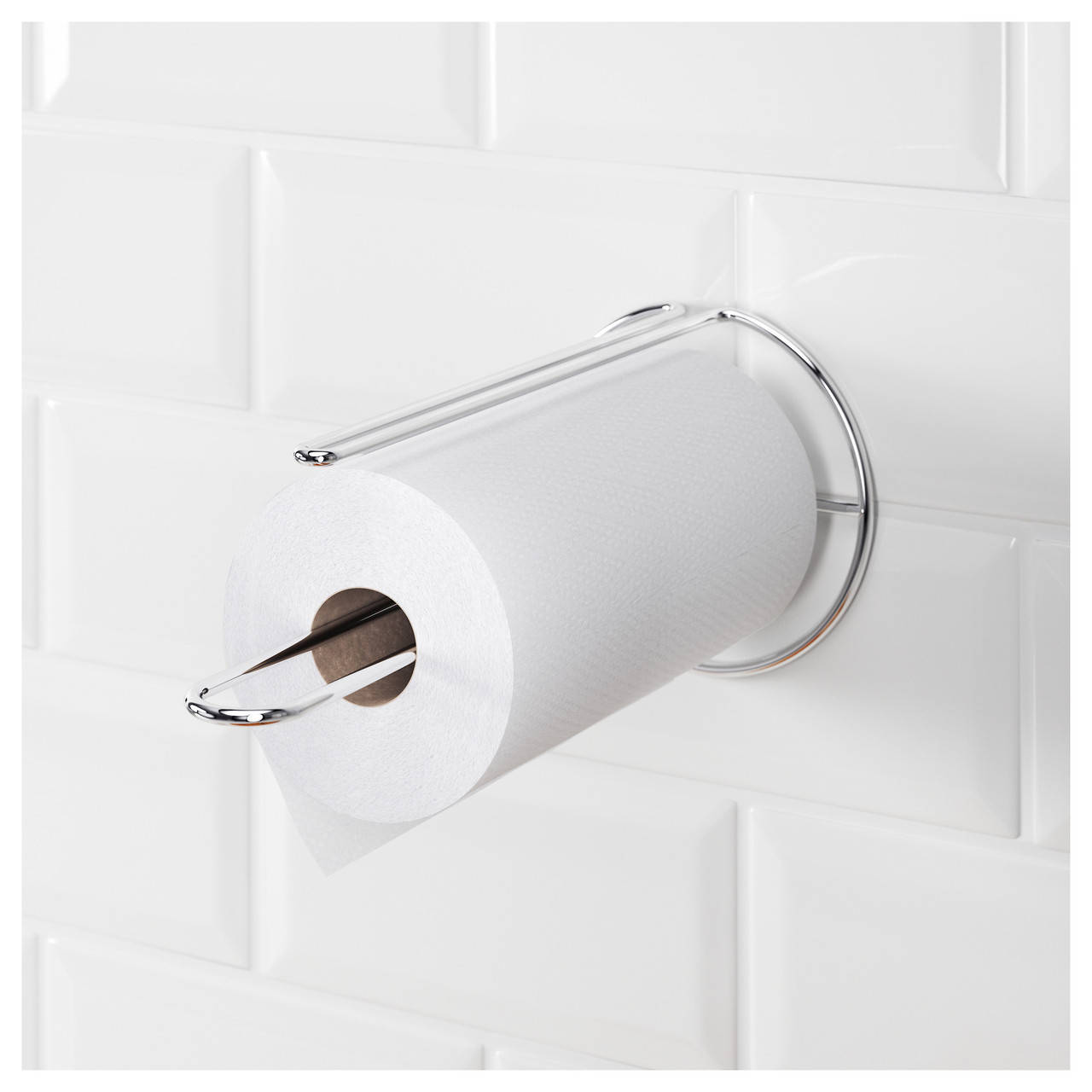 

ТОРКАД Кухонный рулонодержатель, цвет алюминия 00208670 IKEA, ИКЕА, TORKAD