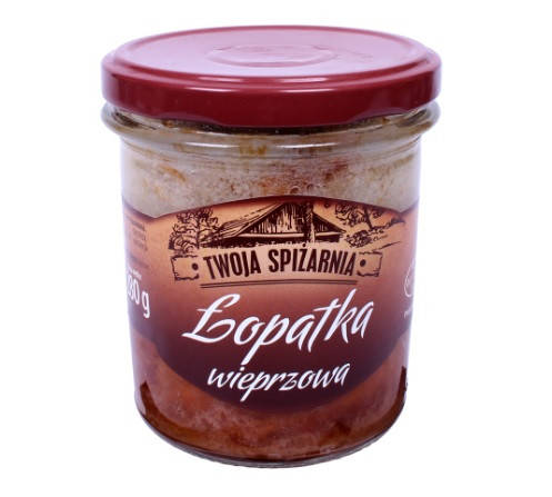 

Тушенка Свиная Twoja Spizarnia Lopatka Wieprzowa Лопатка 280 г Польша
