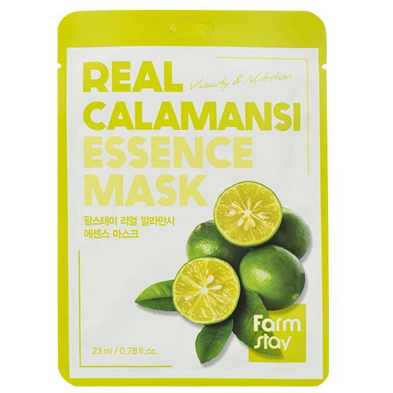 

Тканевая маска с каламанси FarmStay Real Calamansi Essence Mask 23 ml