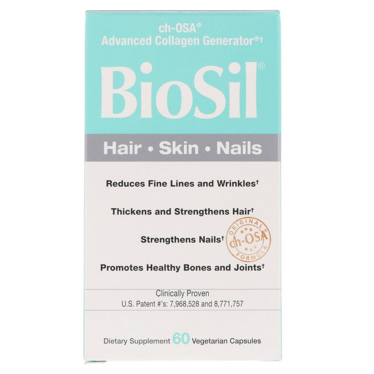 

BioSil by Natural Factors, ch-OSA Advanced Collagen Generator, 60 Vegetarian Capsules