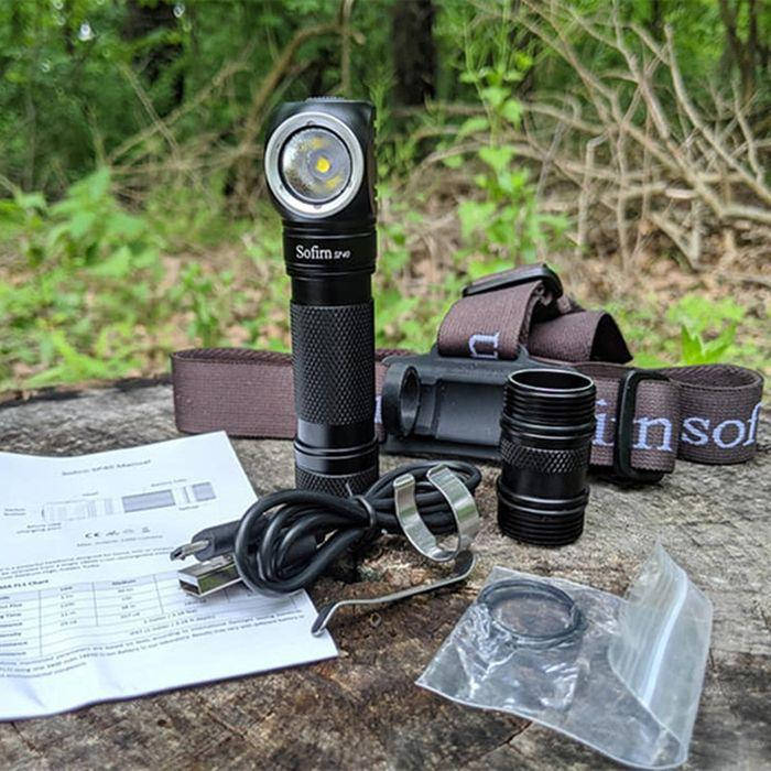 

Налобный фонарь Sofirn SP40 на Cree XPL (1200lm) Фонарик с магнитом, Черный