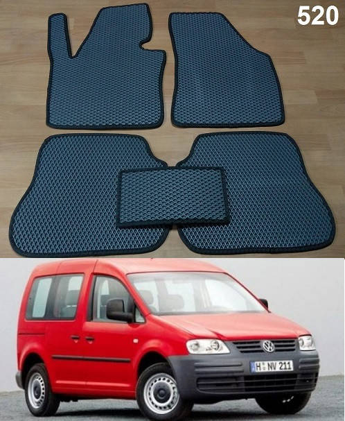 

Коврики ЕВА в салон Volkswagen Caddy '04-15, Черный