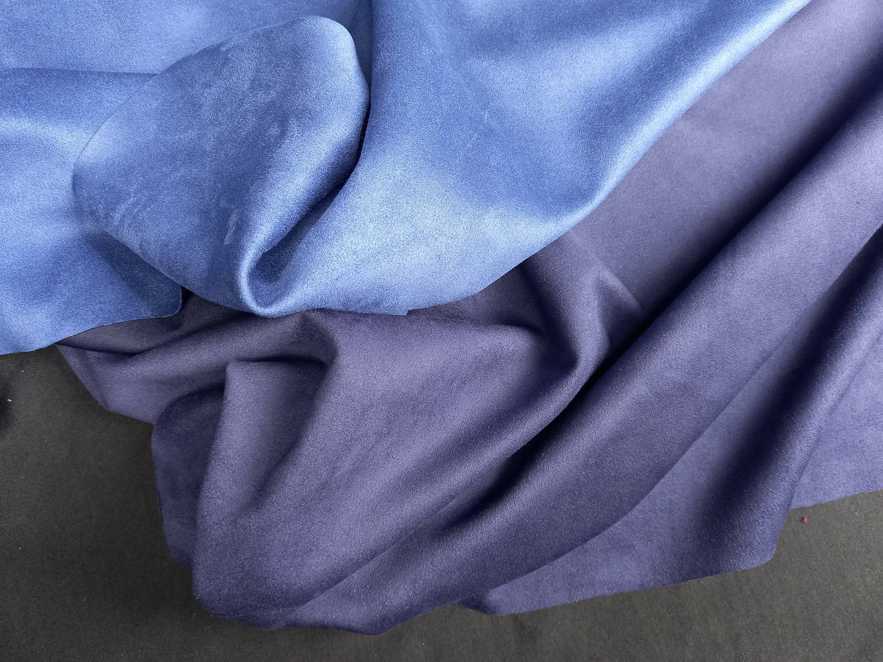 

Ткань замш на дайвинге, цвет темно синий