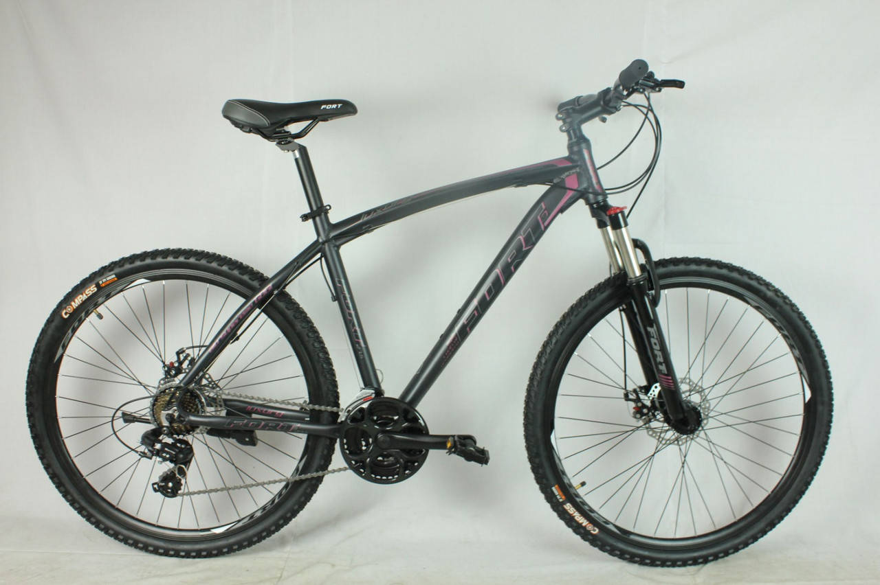 

Горный велосипед Fort LUXURY DD 27,5" 19 рост, Черный