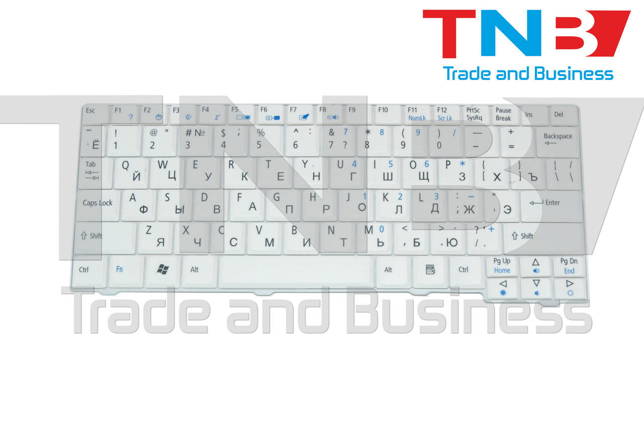 

Клавиатура ACER One ZG5 ZG6X ZG8 БЕЛАЯ, Белый