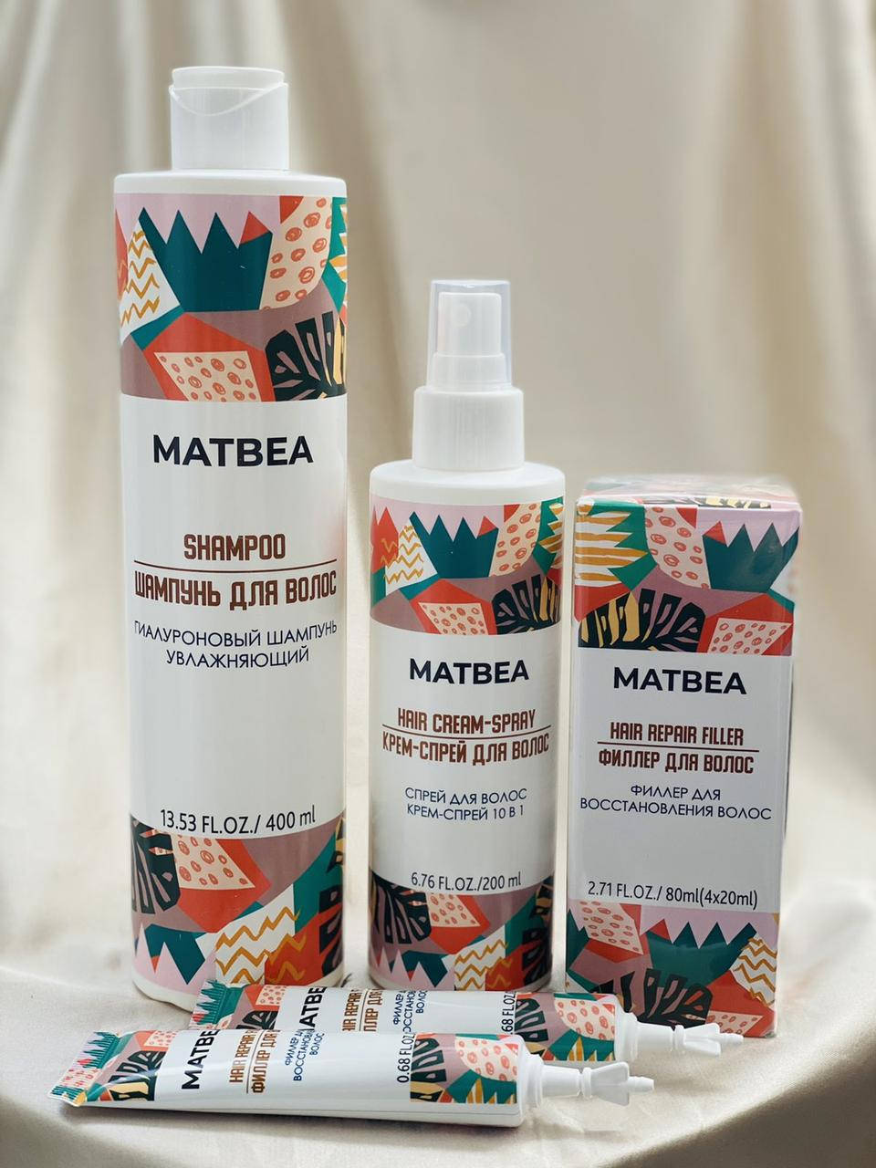 

Гиалуроновый набор для поврежденных волос MATBEA