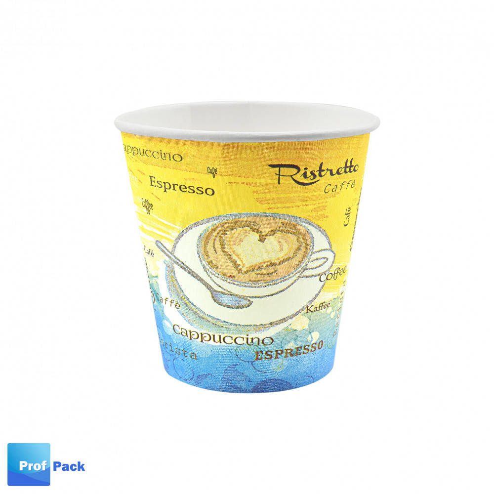 

Стакан бумажный с рисунком Ristretto, 110 мл, 50 шт/уп