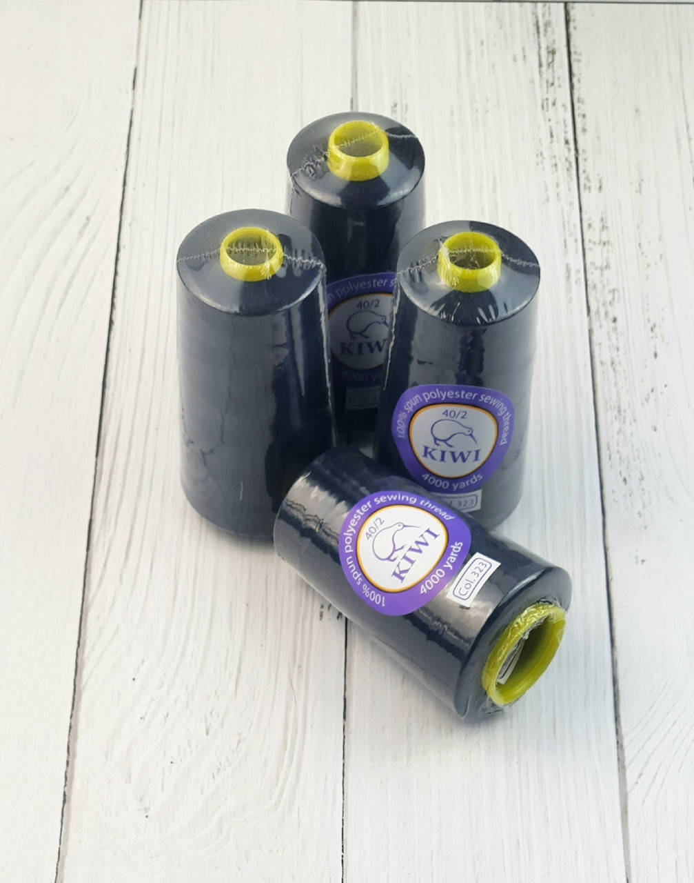 

323 Швейные нитки Kiwi 40/2 (4000 ярдов) ТЕМНО-СИНИЙ