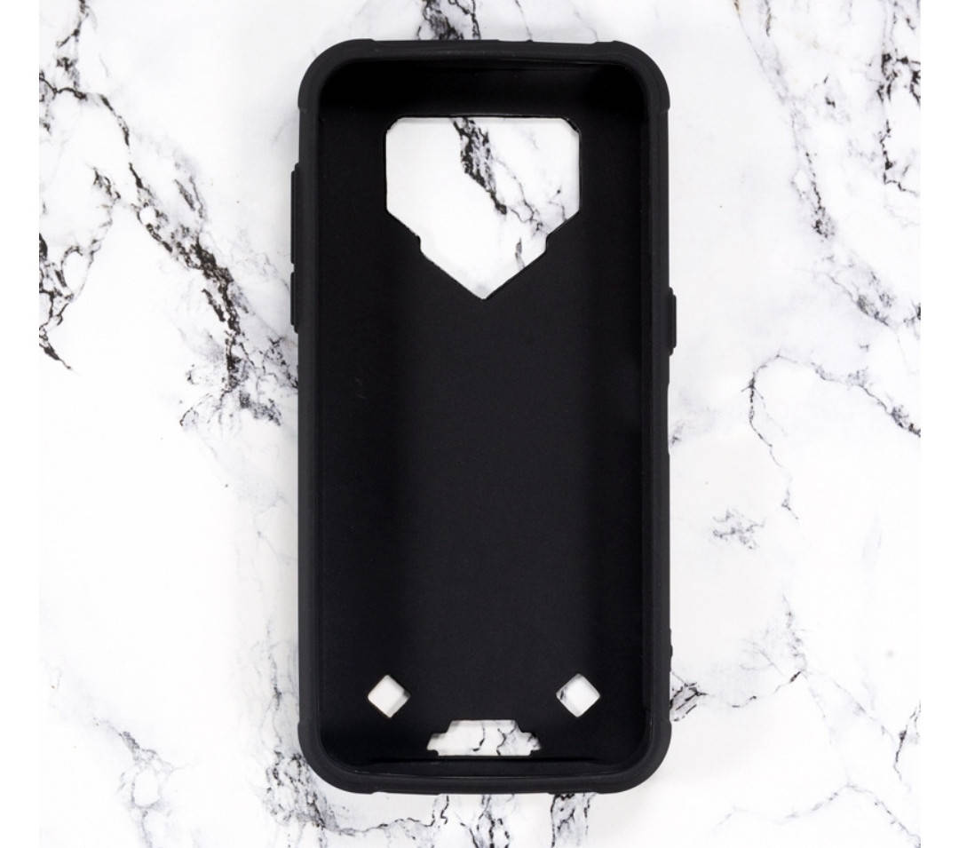 

Силіконова накладка (бампер) для смартфона Blackview BV9800 Pro (загальний виріз для камер) Чорний, Черный