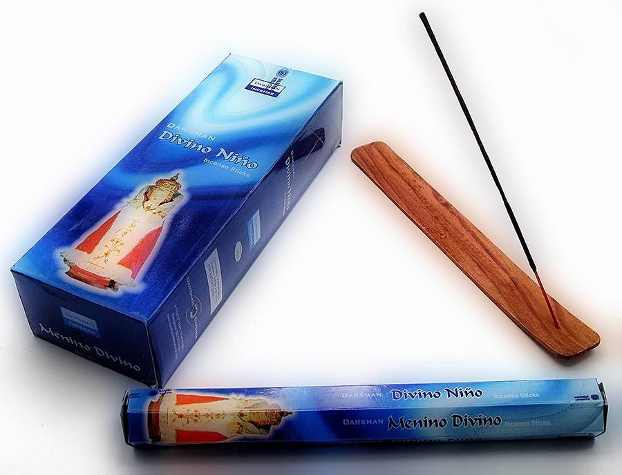

Благовония, угольные аромапалочки Divino nino (Божественный, Darshan) шестигранник