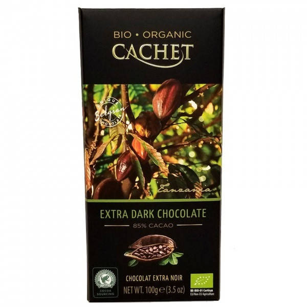 

Шоколад Cachet Bio (Кашет Био) экстра черный Tanzania 85 % какао 100 г Бельгия