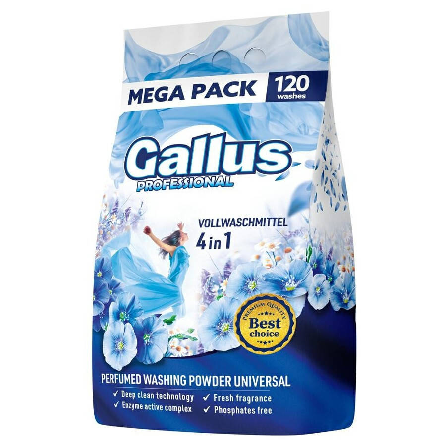 

Порошок для стирки универсальный Gallus Professional 4в1 6.6 кг
