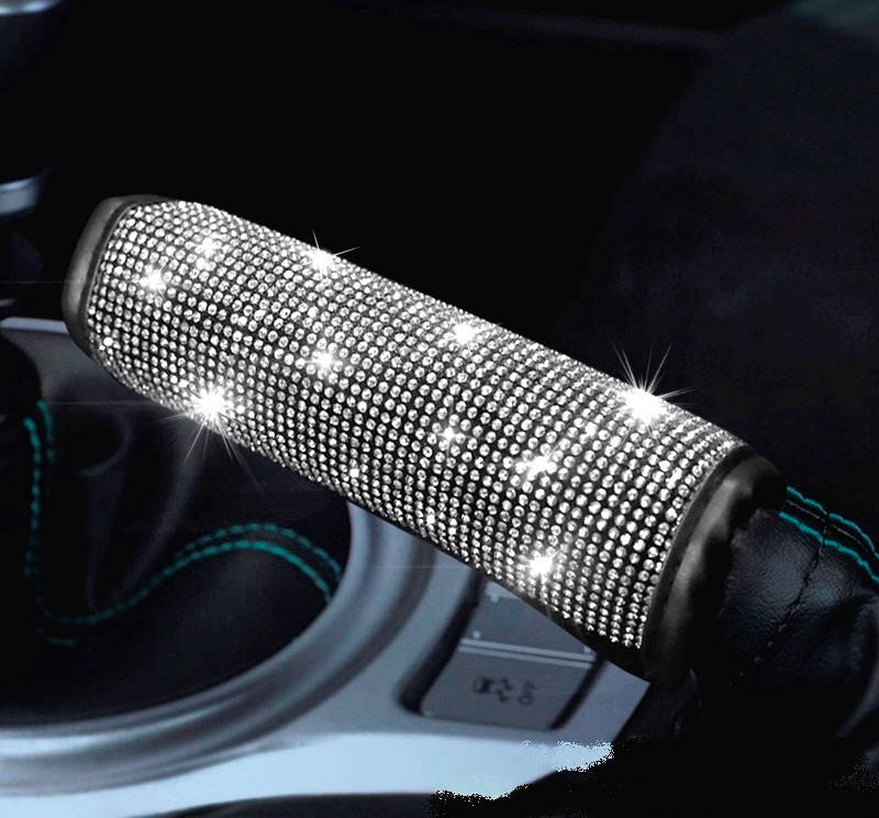 

Накладка на рычаг тормоза в стразах кристалл