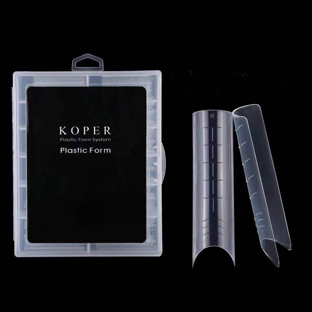 

Koper Пластиковые верхние формы для наращивания GL02, Прозрачный