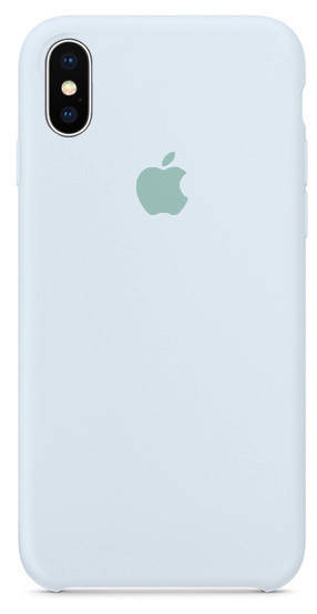 

Чехол Silicone Case iPhone X/Xs светло-голуб.