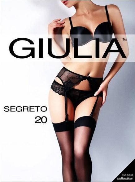 

Чулки женские под пояс Segreto 20 Giulia , Черный