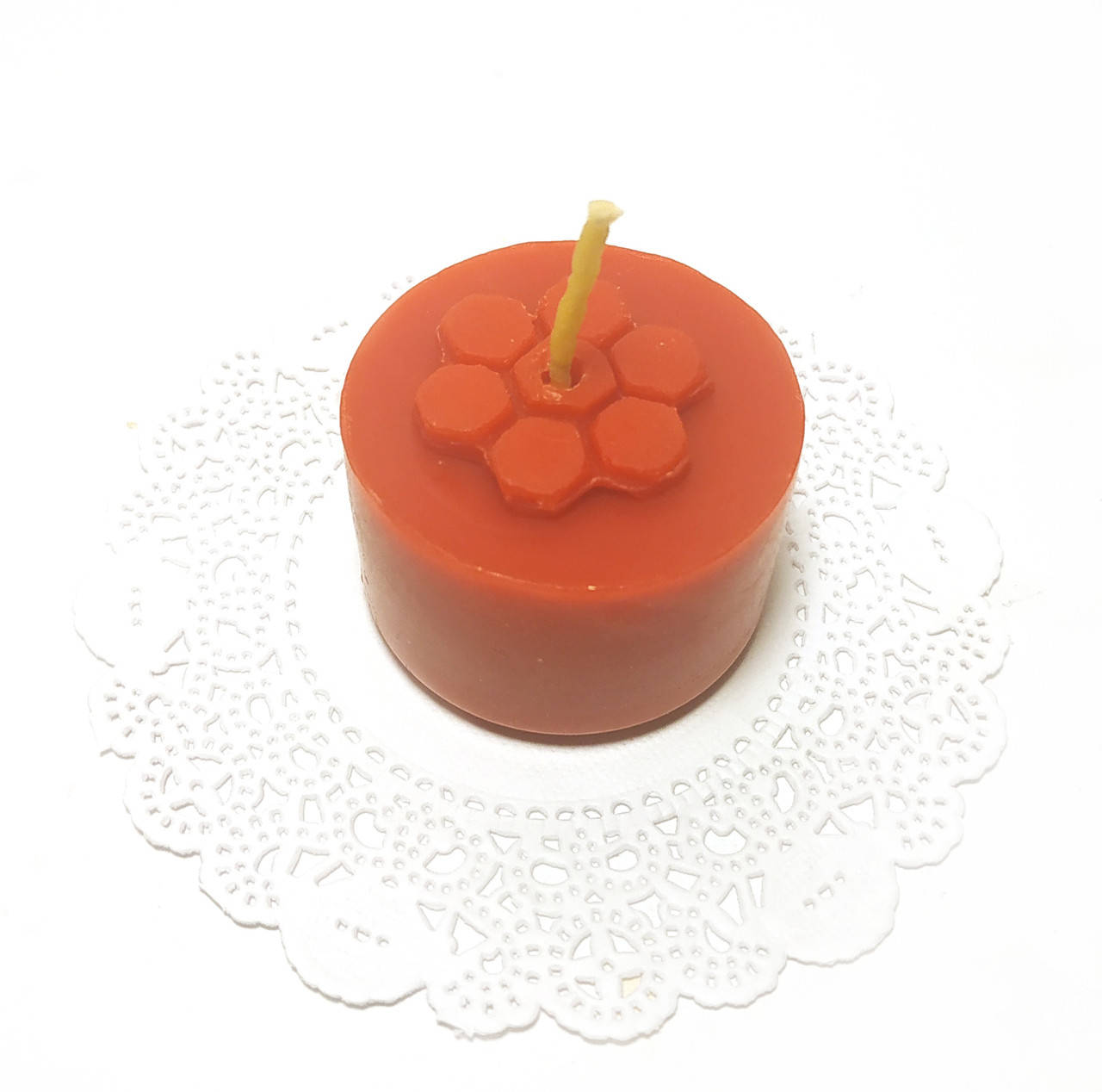 

Красные чайные свечи из пчелиного воска Tea Lights Candles без гильзы, Красный