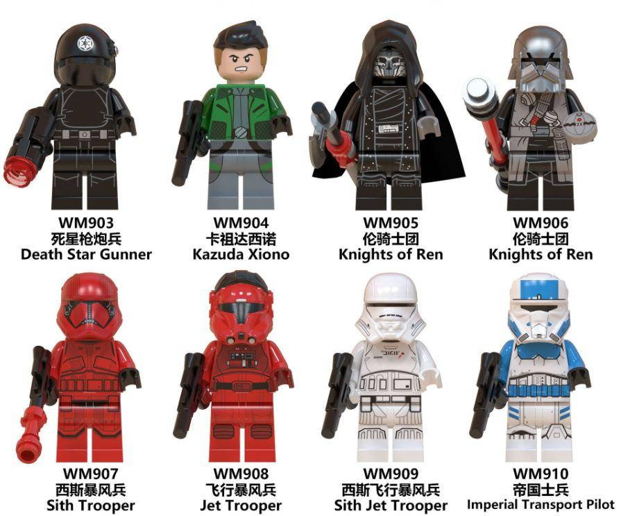 

Фигурки, человечки звёздные войны star wars для лего lego 8 штук