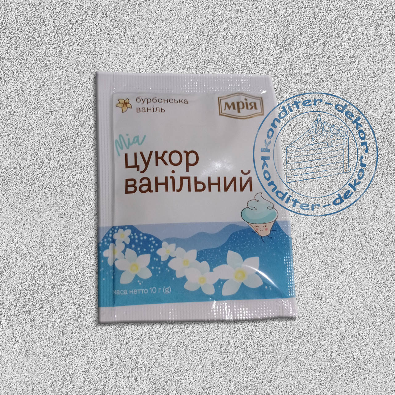 

Ванильный сахар Мрия 10г, Белый