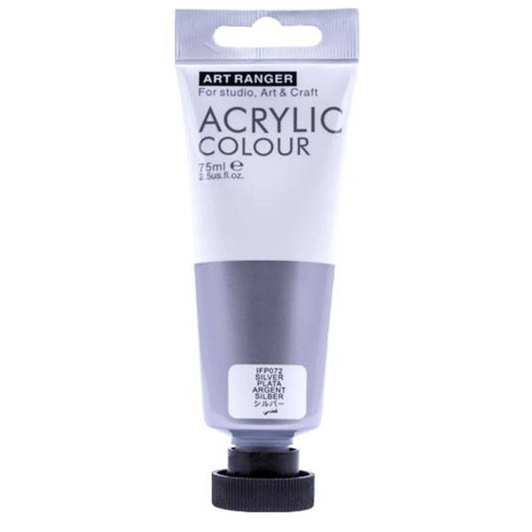 

Акриловая краска серебро "Silverl" пласт. тюбик, 75мл, IFP072