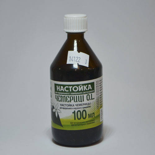 

Настойка чемерицы 100 мл