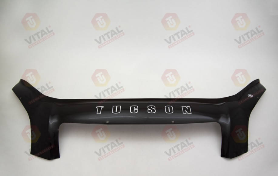 

Дефлектор капота VT52 (мухобойка) Hyundai Tucson 1 2004-2010, Vip Tuning, HYD13