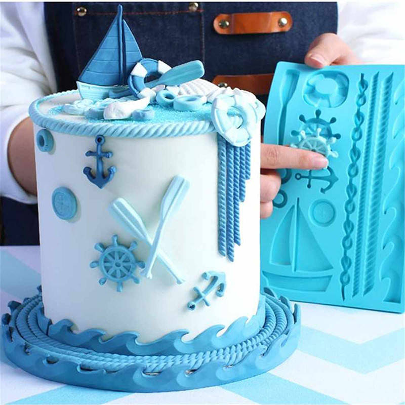 

Молд силиконовый Морской 18,6 х 12 см