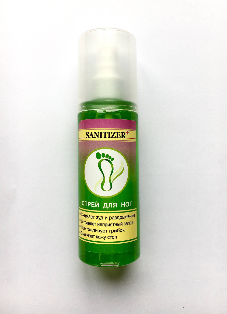 

Спрей для ног "Sanitizer +" противогрибковый, тонизирующий. Имидж