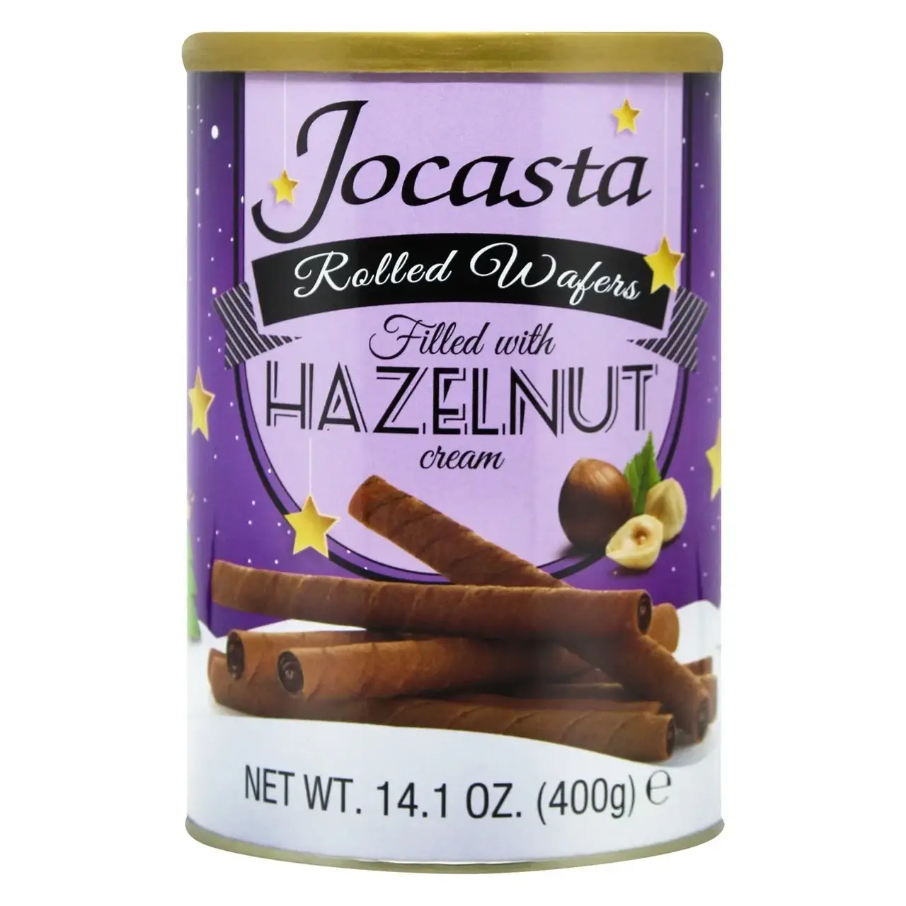 

Вафельные трубочки Jocasta Rolled Wafers Hazelnut 400 g