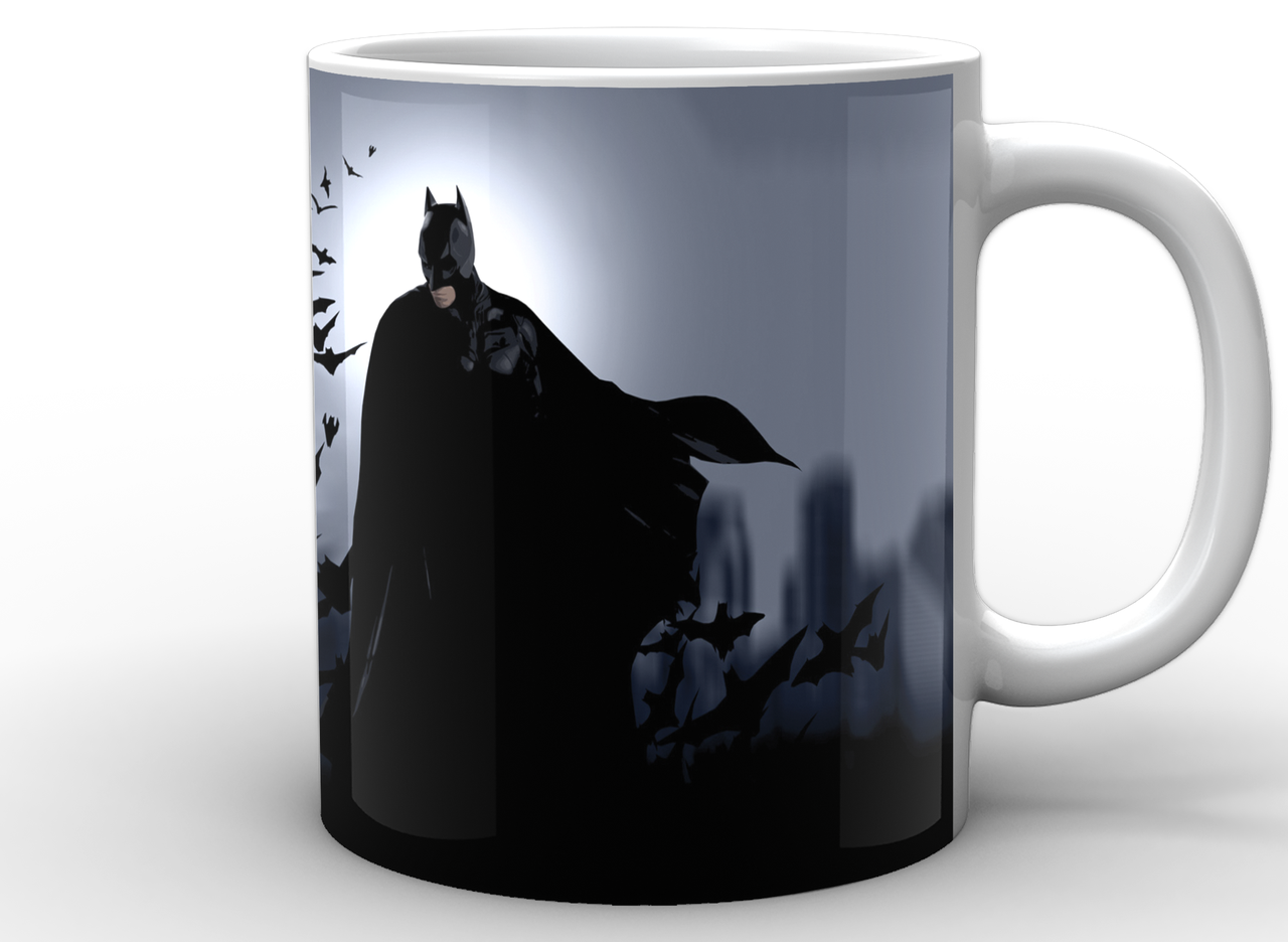 

Кружка GeekLand белая Бэтмен Batman Бэтмен летучии мыши BM.02.058, Белый