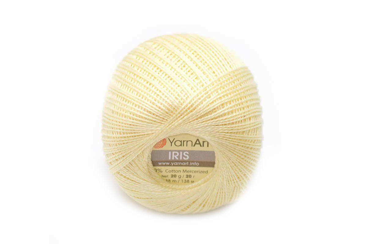 

YarnArt IRIS, нежно желтый №912