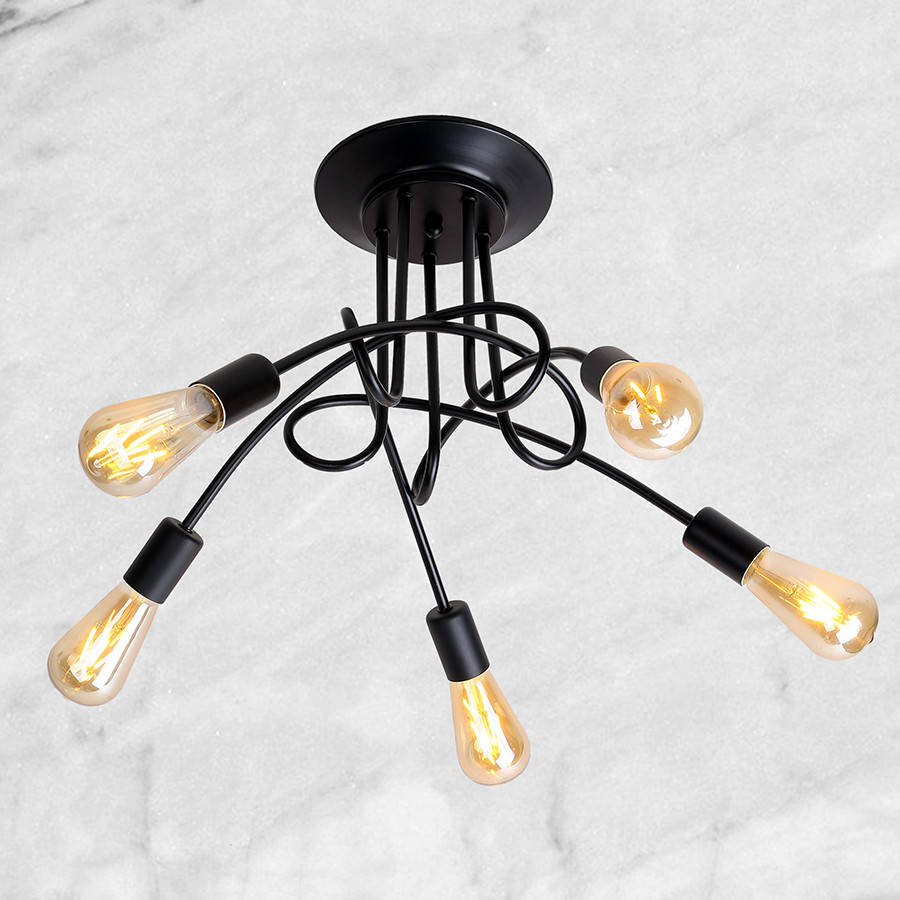 

Люстра (61-BZ05-5 BK), Черный