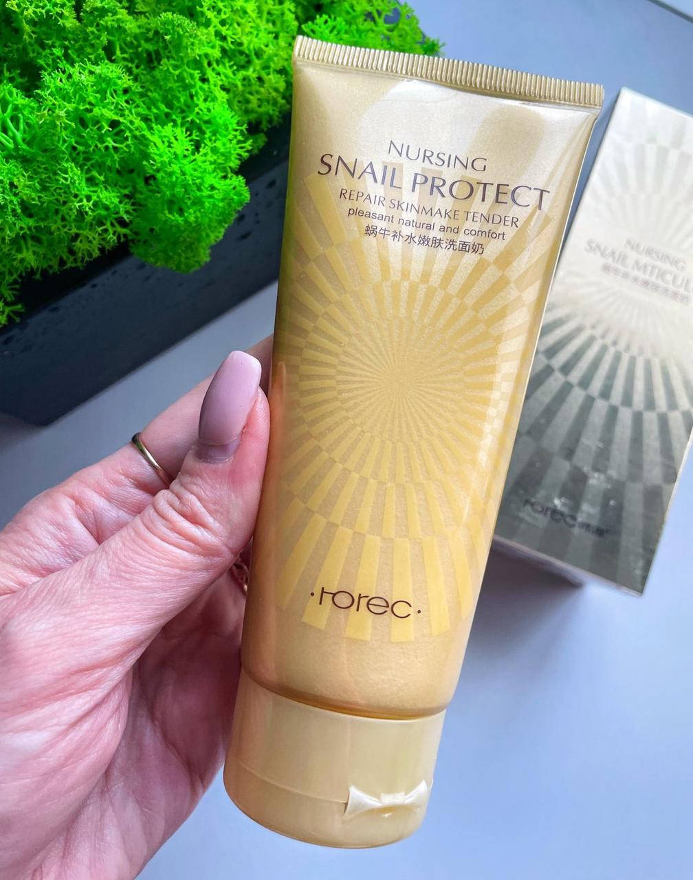 

Пенка для умывания с муцином улитки Rorec Snail , 100 грамм