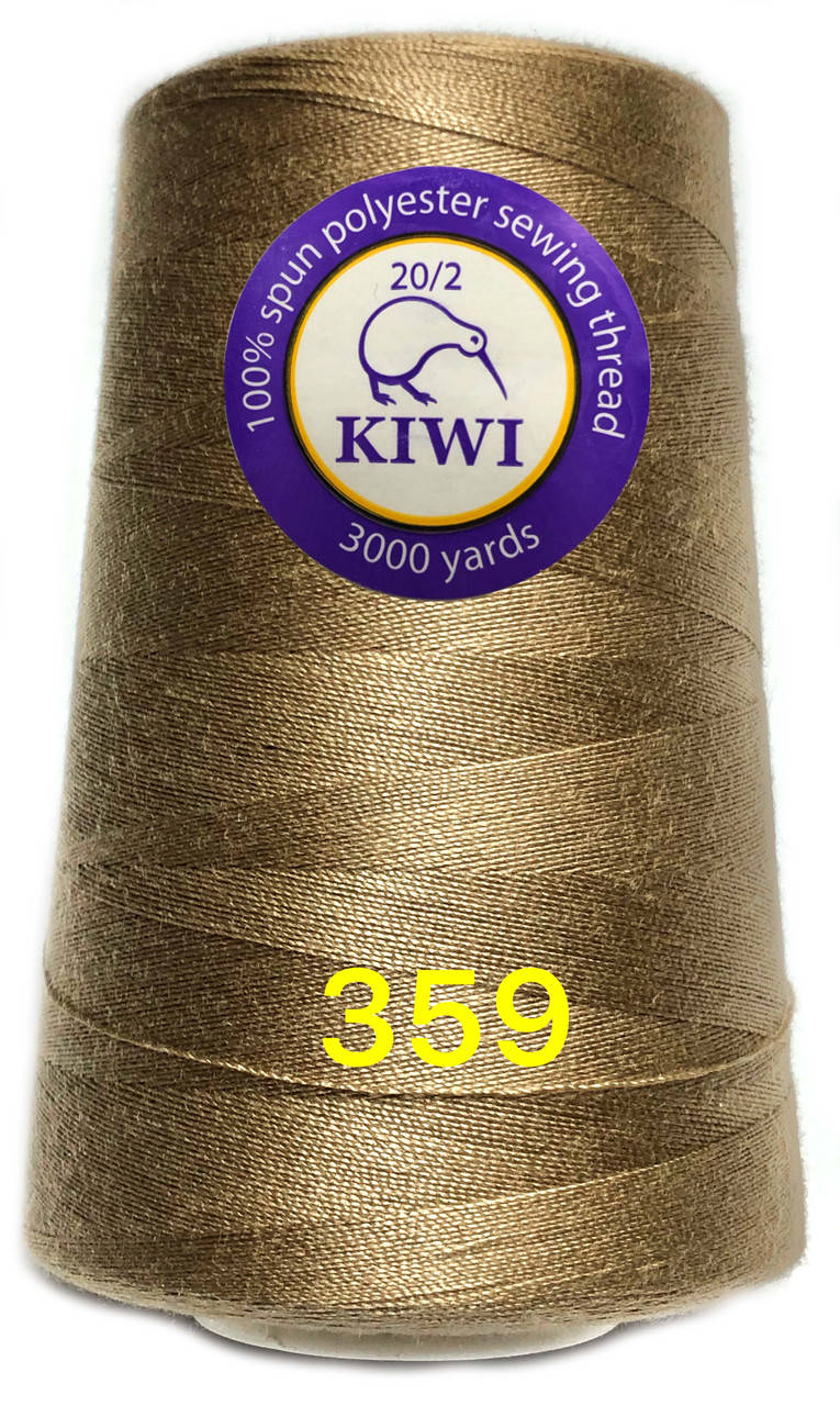 

Нить 20/2 армированная Бежевая 359тон повышенной прочности 3000ярдов Kiwi