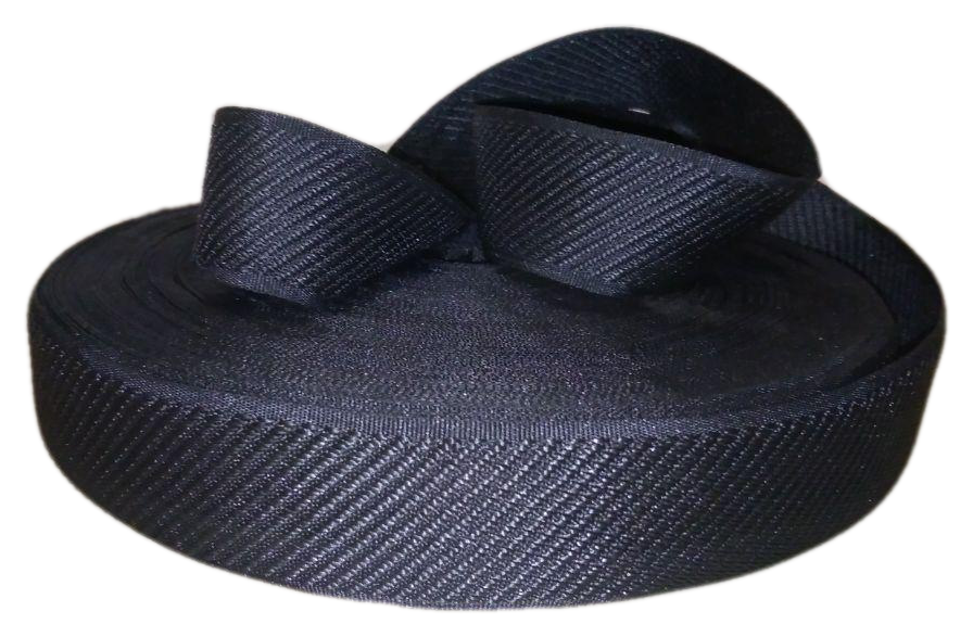 

Тесьма матрасная, лента матрасная 30 мм "чёрная", Черный