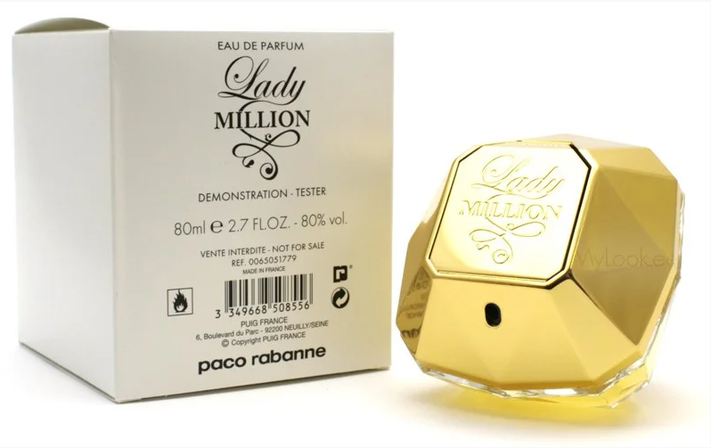 

ТЕСТЕР Женские духи Paco Rabanne Lady Million 80 ml (Пако Рабан Леди Миллион)