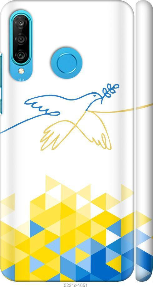 

Чехол на Huawei P30 Lite Птица мира