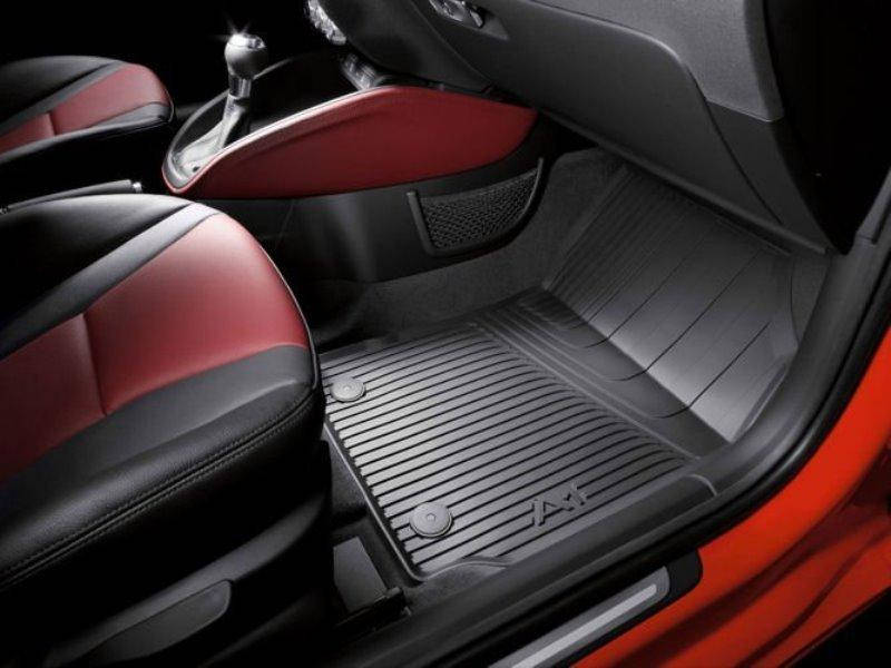 

Коврики Audi A1, передние резиновые в салон оригинальные (8X1061501A041), Черный