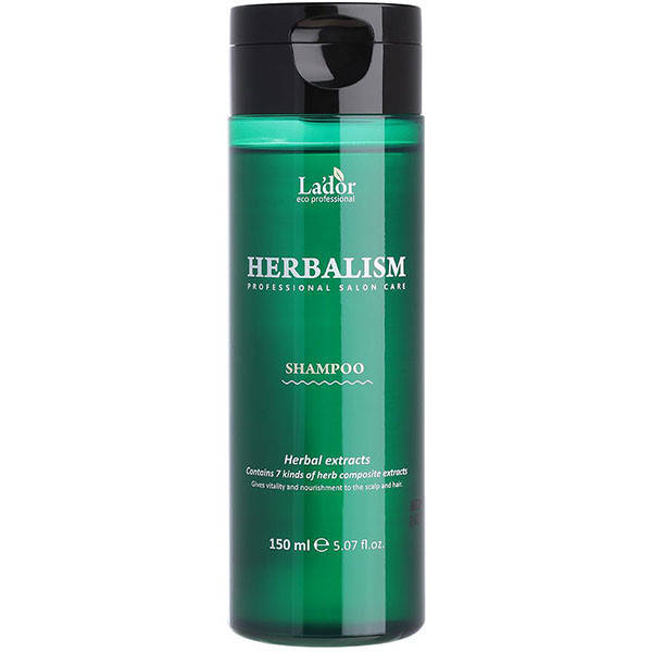 

Успокаивающий травяной шампунь против выпадения волос La'dor Herbalism Shampoo, 150 мл