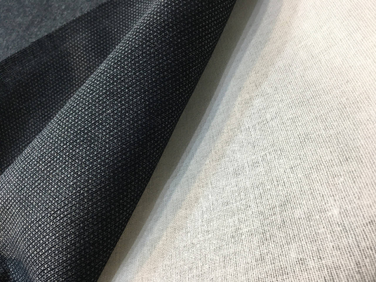 

Бортовой дублерин клеевой 105, Темно-серый