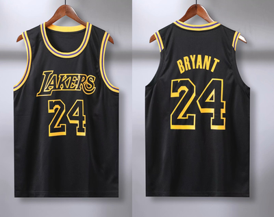 

Майка баскетбольная черная Брайант 24 Kobe Bryant №24 команда Los Angeles Lakers