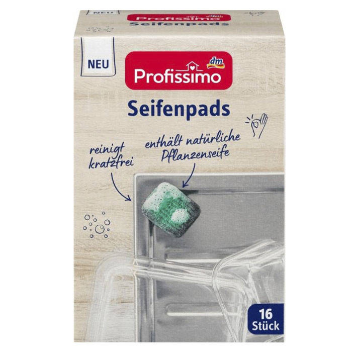 

Кухонная губка с моющим средством Profissimo Seifenpads 16 шт