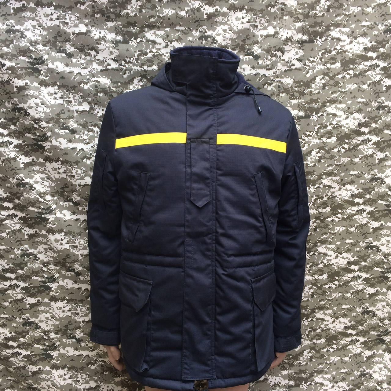 

Бушлат ДСНС / Рипстоп ( с флисовой кофтой ), Желтый