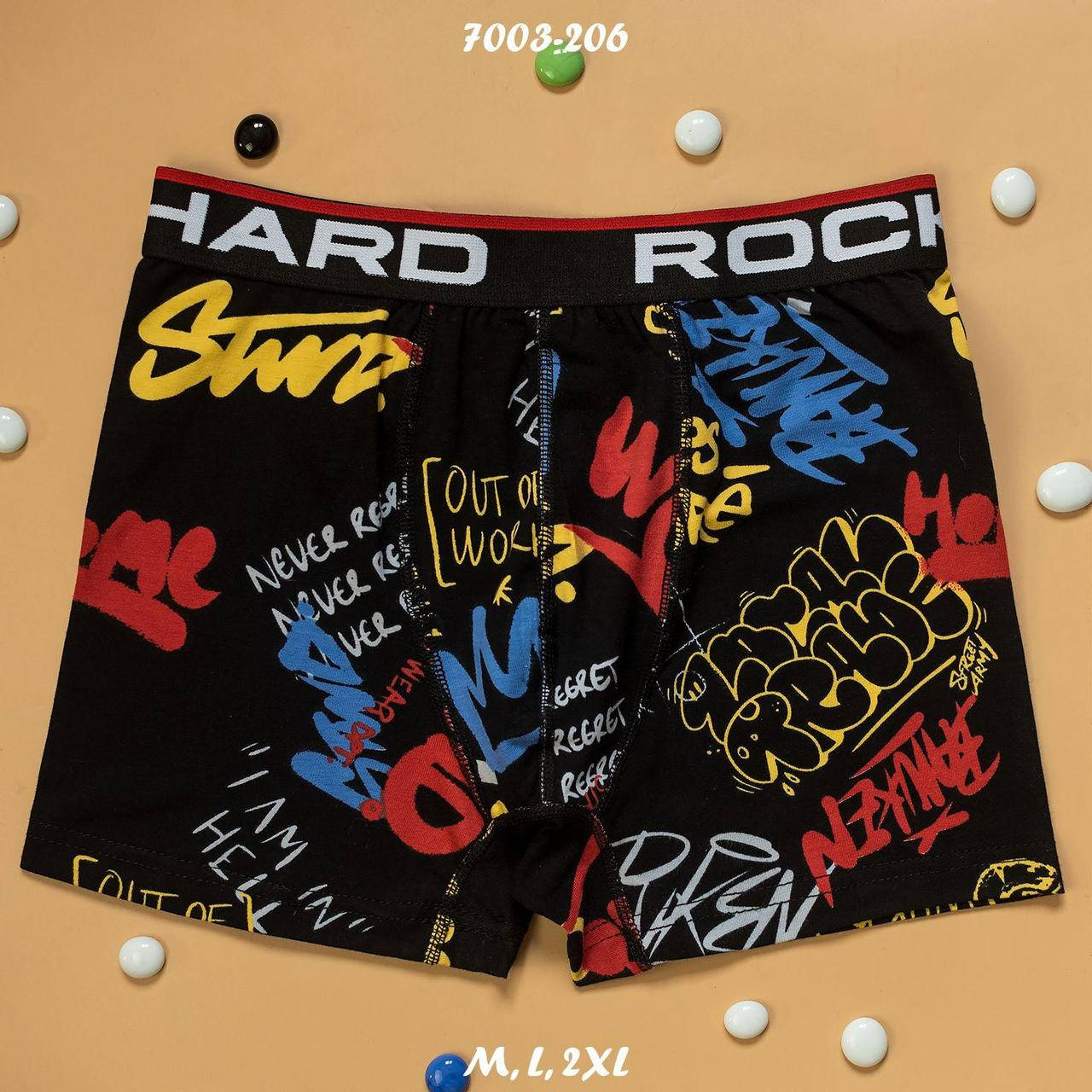 

Трусы мужские боксеры RockHard Турция 2XL, Темно-синий