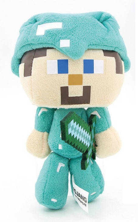 

Плюшевая игрушка Minecraft Стив в алмазной броне