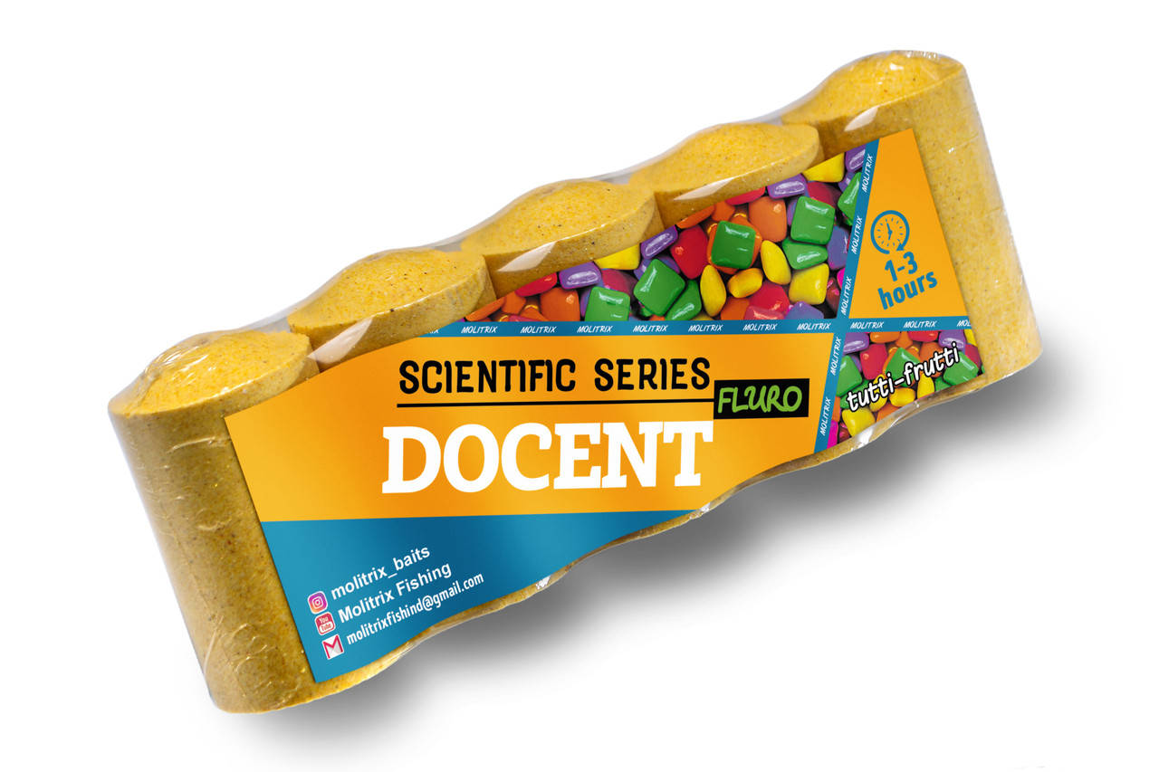 

Технопланктон Molitrix DOCENT Fluro 5x60g 1-3ч Тутти-фрутти "Оригинал"