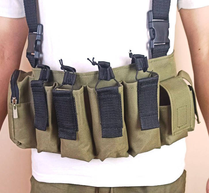 

Разгрузка поясная жилет РПС 7 карманов, цвет: хаки