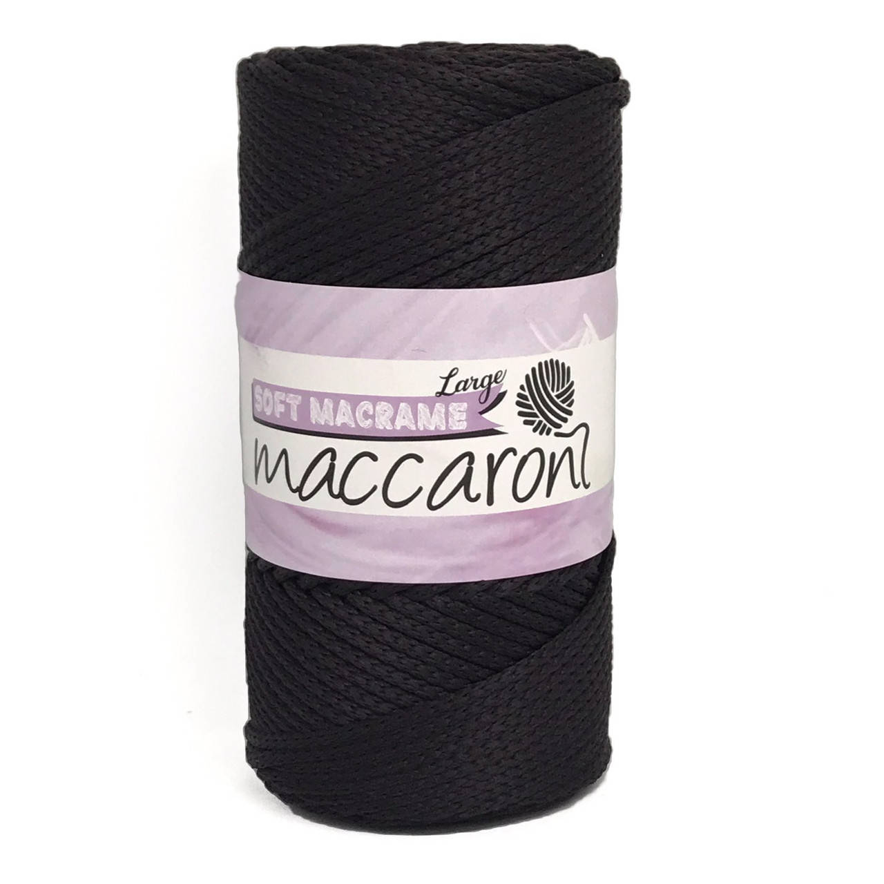 

Полиэфирный шнур Soft Macrame Large Maccaroni 3 мм , черный шоколад