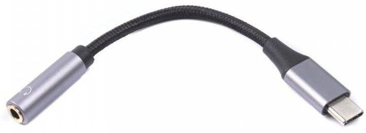 

Аудио-переходник Maxxter A-CM34 Type-C to AUX 3.5 мм Grey